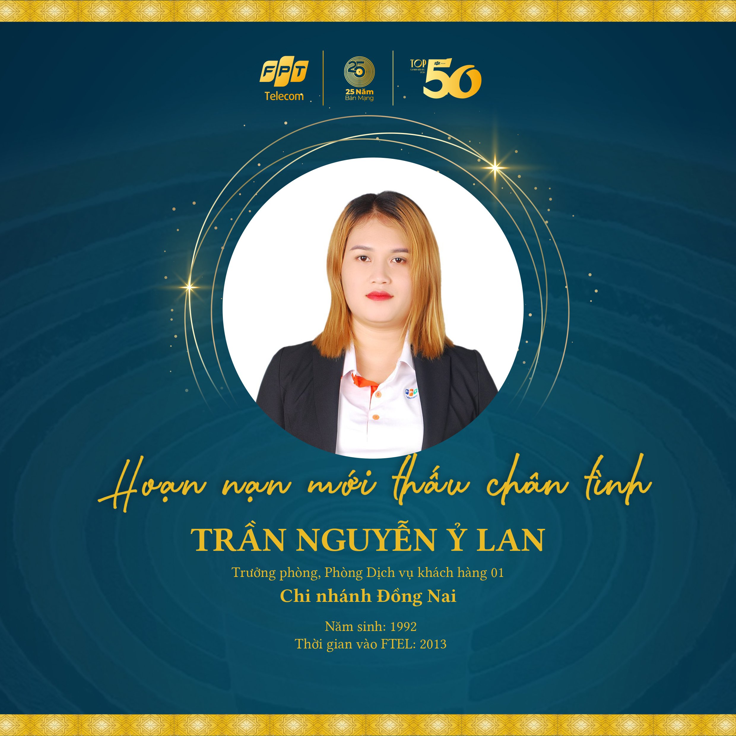 [TOP 50 FTEL 2021] Trần Nguyễn Ỷ Lan: Hoạn nạn mới thấu chân tình - FOXNEWS